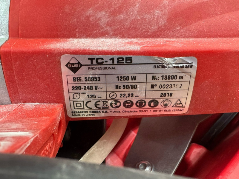 Плиткорез RUBI TC 125